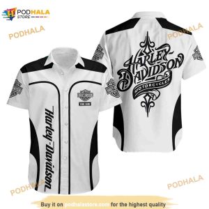 Harley Davidson Motorcycles 3D Funny Hawaiian Shirt, Personalized Name Aloha Shirt