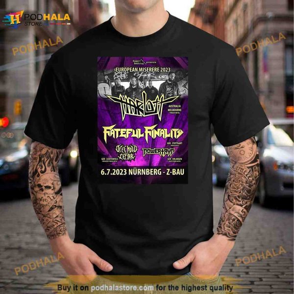 Harlot Fateful Finality European Miserere 2023 Shirt