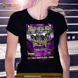 Harlott Thrash Metal Night European Miserere 2023 Austraila Shirt