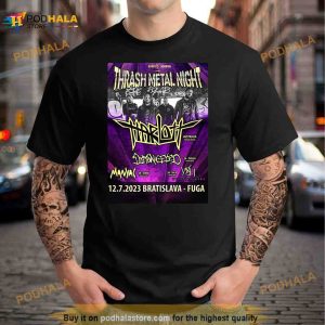 Harlott Thrash Metal Night European Miserere 2023 Austraila Shirt 2