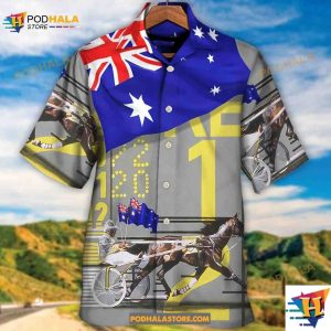 Harness Racing Horse Australia Vibe Hawaiian Shirt Gifts For Horse Lovers 2