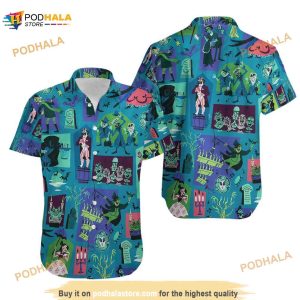 Haunted Mansion Hawaiian 3d Shirt, Halloween Summer Beach Trip Family Shirt