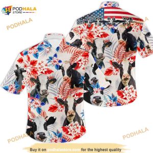 Hawaiian Shirt For Cow Lovers, Holstein Hawaiian Shirt