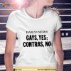 Hayley Wearing Daily News Gays Yes Contras No Shirt