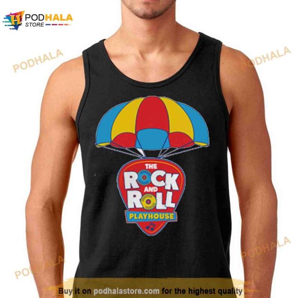 he Rock and Roll Playhouse Parachute T Shirt