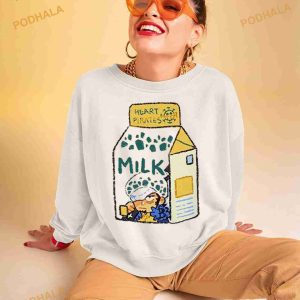 Heart Pirates Milk One Piece Trafalgar Law T Shirt 2