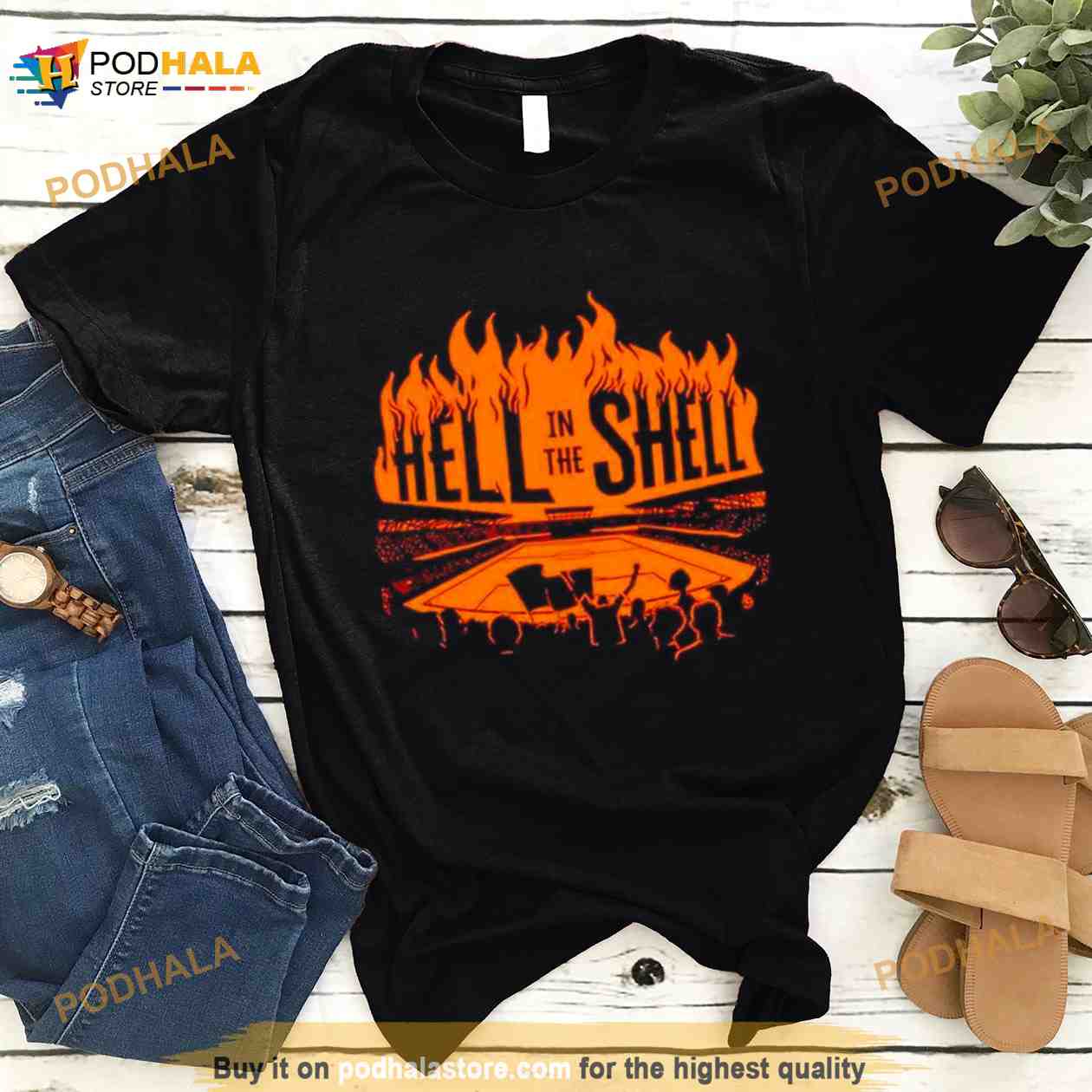 Hell in the Shell stadium Houston Astros shirt, hoodie, sweater and v-neck  t-shirt