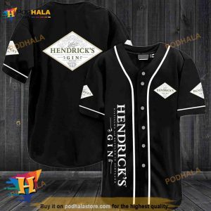 Hendrick's Gin 3D Baseball Jersey