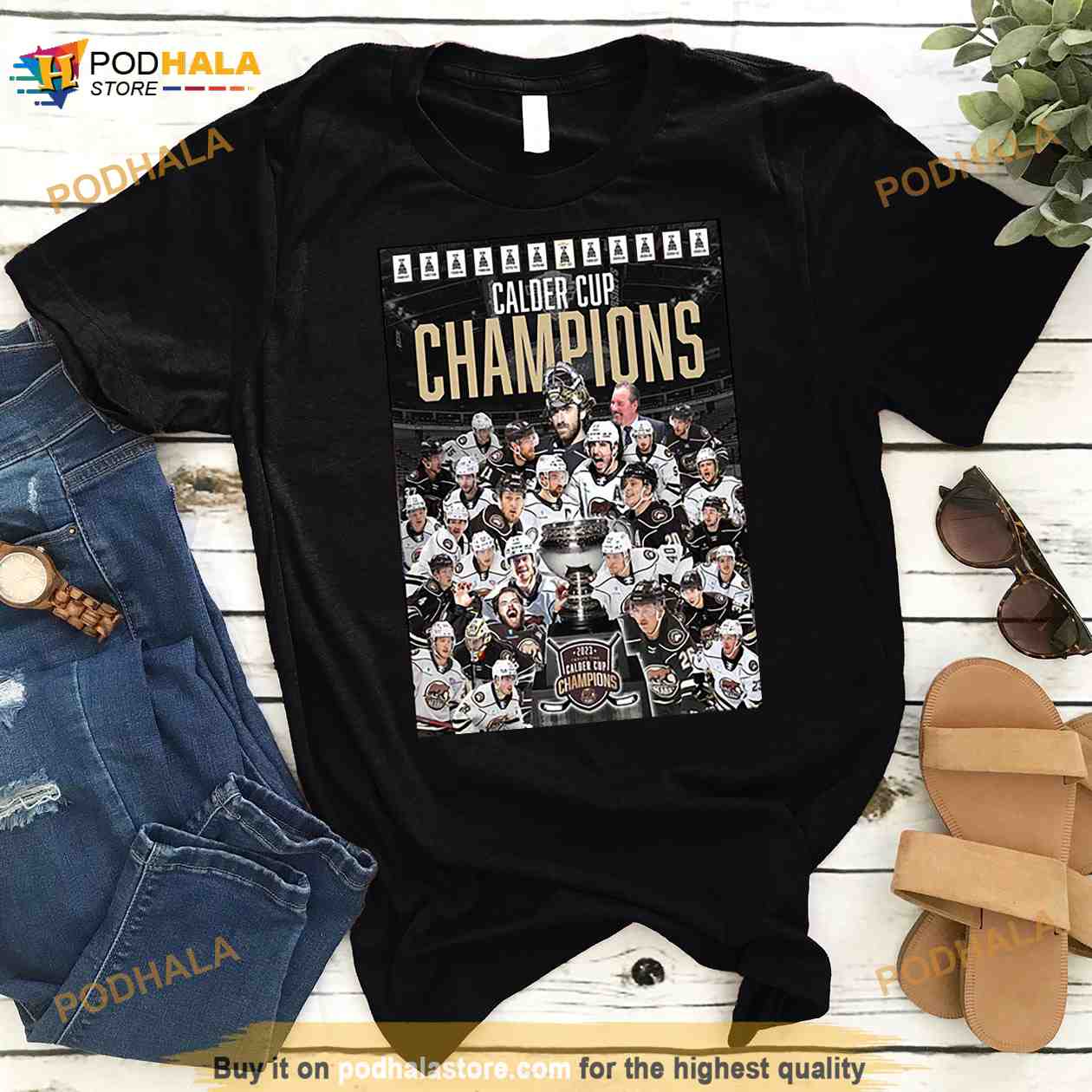 Hershey Bears Poster Champions Twelve Time Calder Cup 2023 T-shirt - Masteez