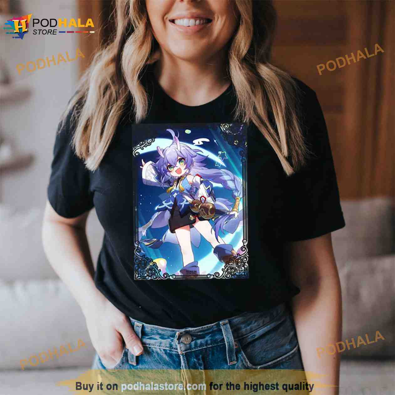 Hi Bailu Honkai Star Rail Game Shirt Hi Bailu Honkai Star Rail Game Shirt