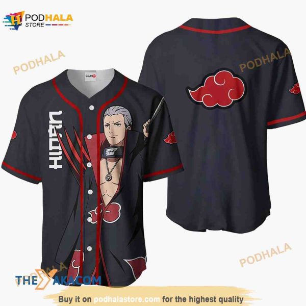 Hidan Naruto Anime 3D Baseball Jersey Shirt