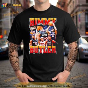 Himmy Butler Jimmy Butler Miami Basketball Signature Shirt 2