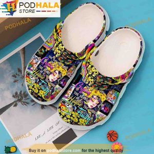 Hippie 3D Crocs Slippers, Funny Crocs