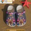 Hippie Girl Moon Phase Mushroom 3D Crocs