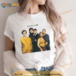 His N Hers Vinyl 90s Pulp Band Shirt