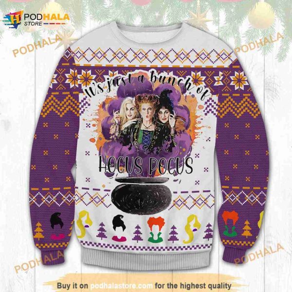 Hocus Pocus It’s Just A Bunch Of 3D Sweater