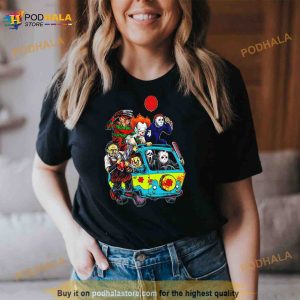 Horror Character Driving Car Shirt 2
