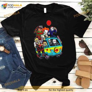 Horror Character Driving Car Shirt 3