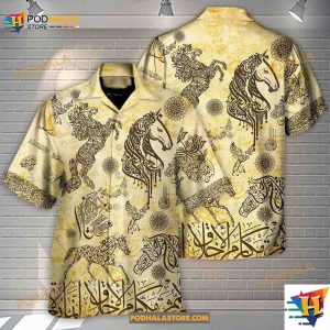 Horse Fantastic Arabian Horses By Arabic Hawaiian Shirt Gifts For Horse Lovers 2