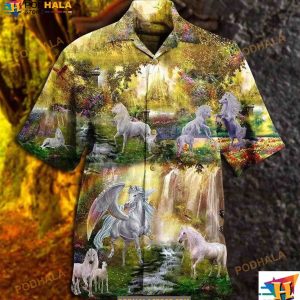 Horse Fly To Paradise Hawaiian Shirt, Gifts For Horse Lovers