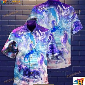 Horse Fly To The Galaxy Hawaiian Shirt Horse Lovers Gift 2