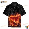 Horse Hawaiian Shirt, Fire Horse Aloha Shirt For Men, Gift For Horse Lovers