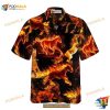 Horse Hawaiian Shirt, Flaming Horses Aloha Shirt For Men, Gift For Horse Lovers