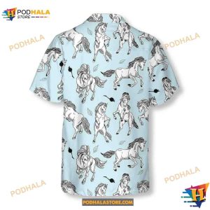 Horse Hawaiian Shirt Horse Seamless Pattern Aloha Shirt For Men Gift For Horse Lovers 3
