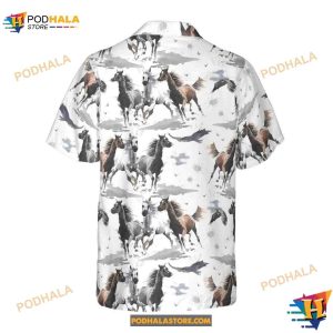 Horse Hawaiian Shirt Racing Horse Aloha Shirt For Men Gift For Horse Lovers 3