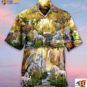 Horse Mysterious Paradise Hawaiian Shirt, Gifts For Horse Lovers