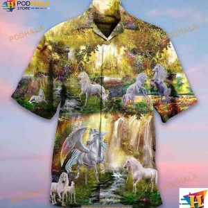 Horse Mysterious Paradise Hawaiian Shirt Horse Lovers Gifts 2