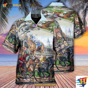 Horse Racing Be Strong Be Brave Hawaiian Shirt Gifts For Horse Lovers 2