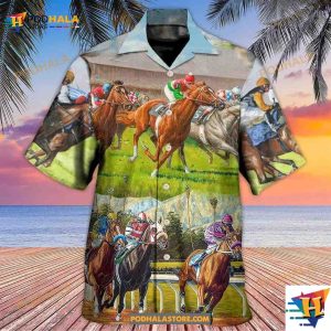 Horse Racing Don't Look Back Hawaiian Shirt Horse Lovers Gifts 2