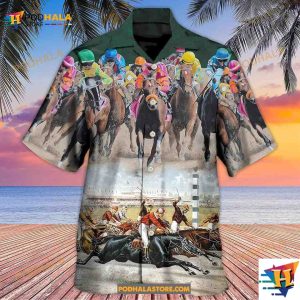 Horse Racing Great Horse Best Seat Hawaiian Shirt, Gifts For Horse Lovers