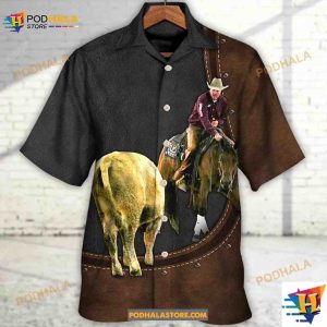 Horse Riding Horse Leather Style For Ken Hawaiian Shirt, Gifts For Horse Lovers