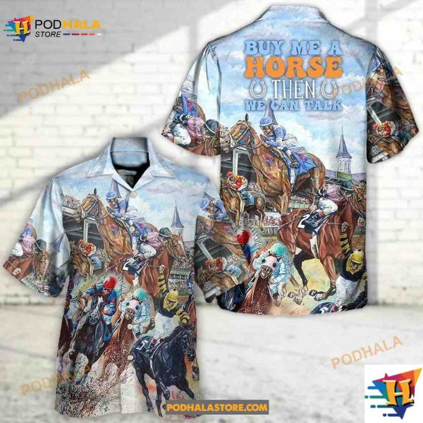 Horseback Riding Buy Me A Horse Then We Can Talk Hawaiian Shirt, Horse Lovers Gifts