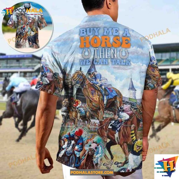 Horseback Riding Buy Me A Horse Then We Can Talk Hawaiian Shirt