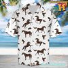 Horses Lover Hawaiian Shirt, Amazing Brown Horses And Cowboy Aloha Shirt