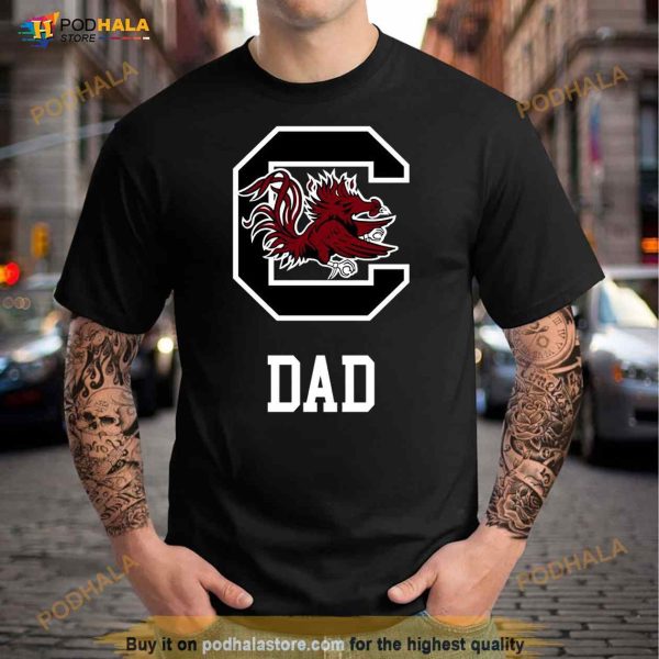 Hot 2023 South Carolina Gamecocks Dad Logo T Shirt