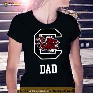 Hot 2023 South Carolina Gamecocks Dad Logo T Shirt 2