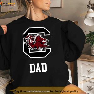 Hot 2023 South Carolina Gamecocks Dad Logo T Shirt 3