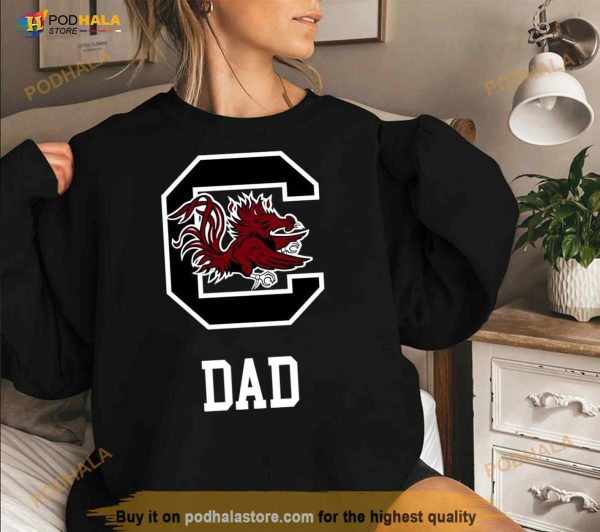Hot 2023 South Carolina Gamecocks Dad Logo T Shirt