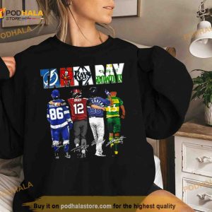 NEW FASHION 2023 Green Bay Packers T-shirts lightning graphic gift