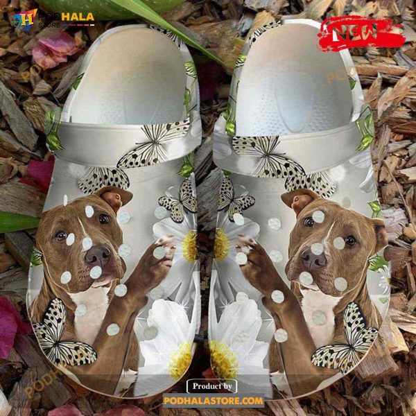 Hot Pitbull Daisy For Unisex & Kids Crocs Clog Shoes