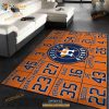 Houston Astros Mlb Logo Rug Room Carpet Custom Area Floor Home Decor