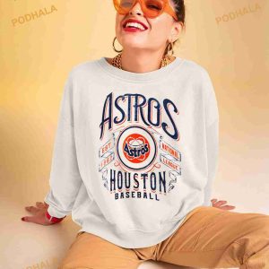 Houston Astros Vintage Baseball Art Unisex T-Shirt