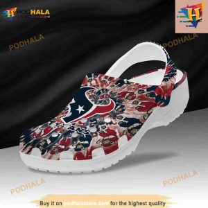 Houston Texans Grateful Dead Custom Personalized Crocs Classic Clogs Shoes 2
