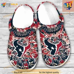 Houston Texans Grateful Dead Custom Personalized Crocs Classic Clogs Shoes 3