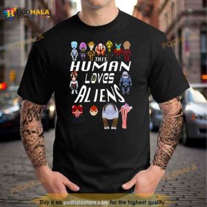 Human Loves Aliens Mass Effect Shirt 3