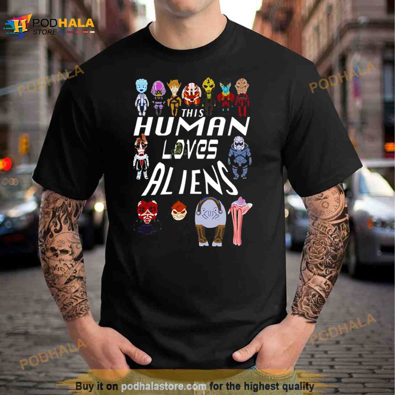 Human Loves Aliens Mass Effect Shirt Human Loves Aliens Mass Effect Shirt